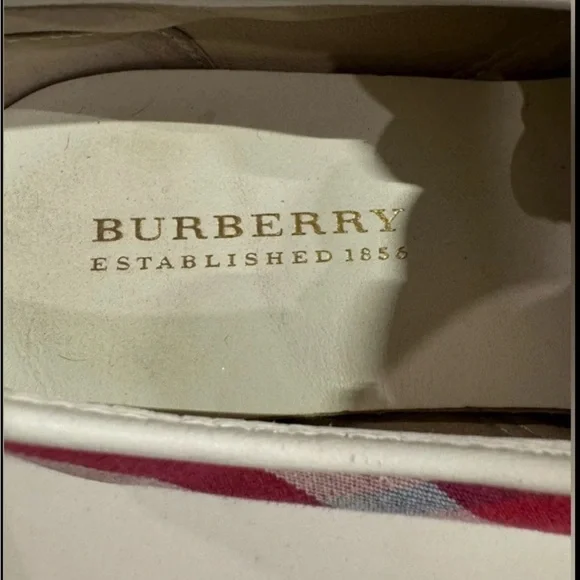 Burberry Nova Check Women’s Sneakers Plaid Slip on Shoes Size EU 41 Sz 9.5 - Picture 4 of 5